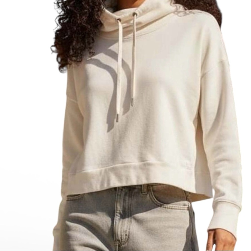 Sweaty Betty Luxe Fleece Funnel Neck Sweatshirt XL 14 NWOT Cozy Athleisure